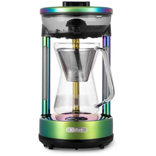 Кофеварка капельная Kitfort КТ-7488 600Вт зеленый