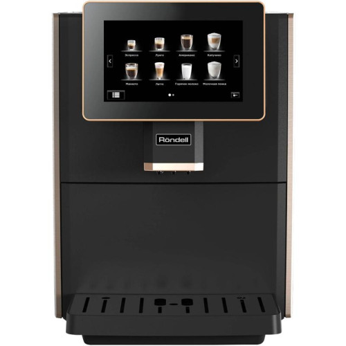 Кофемашина Rondell RDE-1111 1350Вт черный/медный Кофемашина Rondell RDE-1111 1350Вт черный/медный