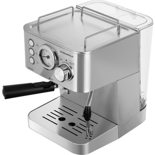 Кофемашина рожкового типа MAUNFELD/ Кофемашина рожкового типа MAUNFELD MF-721S PRO, мощность 1140 Вт, давление 15 бар, капучинатор, возможность приготовления 2 чашек, цвет нержавеющая сталь Кофемашина рожкового типа MAUNFELD/ Кофемашина рожкового типа MAUNFELD MF-721S PRO, мощность 1140 Вт, давление 15 бар, капучинатор, возможность приготовления 2 чашек, цвет нержавеющая сталь