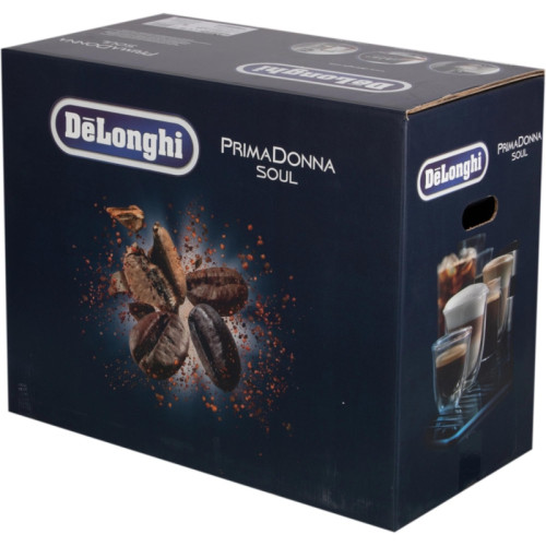 Кофемашина Delonghi Primadonna Soul ECAM610.74.MB 1450Вт черный/серебристый Кофемашина Delonghi Primadonna Soul ECAM610.74.MB 1450Вт черный/серебристый
