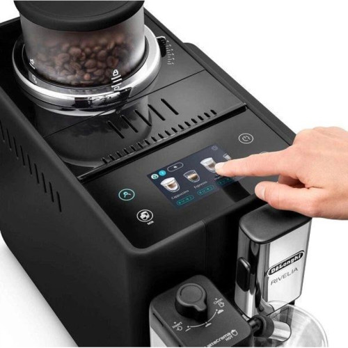 Кофемашина Delonghi Rivelia EXAM440.55.B 1450Вт серебристый/черный Кофемашина Delonghi Rivelia EXAM440.55.B 1450Вт серебристый/черный