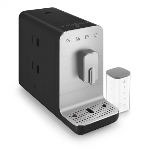 Автоматическая кофемашина, мощность 1350 Вт, регулируемый уровень помола, размер порции, жесткость воды, подсветка диспенсера, автоматическое выключение, кнопочное управление, объем резервуара 1.4 л, поддон для сбора капель, давление 19 бар, цвет черный