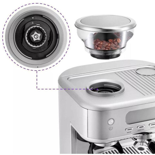 Кофемашина Kitfort КТ-7113 1480Вт нержавеющая сталь