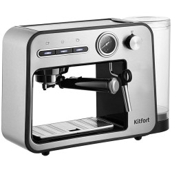 Кофеварка рожковая Kitfort КТ-7515 1450Вт серебристый