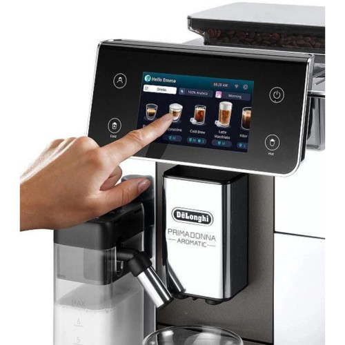 Кофемашина Delonghi Primadonna Aromatic ECAM630.75.TSM 1450Вт серебристый/черный Кофемашина Delonghi Primadonna Aromatic ECAM630.75.TSM 1450Вт серебристый/черный
