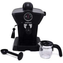 Кофеварка рожковая Kitfort КТ-706 800Вт черный