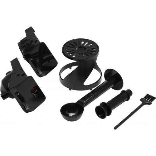 Кофеварка рожковая Kitfort КТ-7107 1560Вт черный/серебристый Кофеварка рожковая Kitfort КТ-7107 1560Вт черный/серебристый