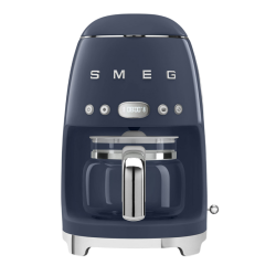 Капельная кофеварка SMEG, стиль 50-х годов, мощность 1050 Вт, для фильтрованного кофе, 2 уровня крепости кофе, 10 чашек, 1.4 л, цвет темно-синий