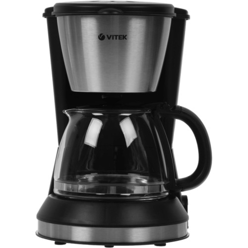 Кофеварка капельная Vitek VT-1506 BK 550Вт черный/серебристый