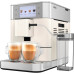 Автоматическая эспрессо-машина KitchenAid, 2.2 л, одновременное приготовление двух чашек, 3 уровня крепости кофе, автоматическая очистка, автоматическая декальцинация, цветной дисплей, сенсорное управление, 40 рецептов, цвет фарфорово-белый