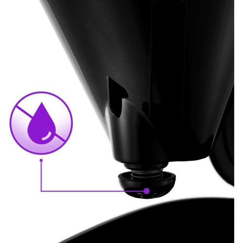 Кофеварка капельная Kitfort КТ-728 900Вт черный/серебристый