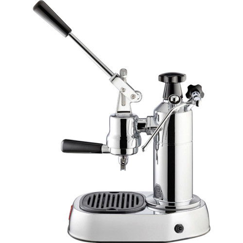 Кофемашина SMEG/ Europiccola, Леверная кофемашина-эспрессо, нержавеющая сталь/ручки и крышка из бакелита
