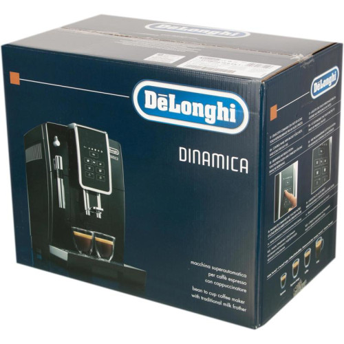Кофемашина Delonghi Dinamica ECAM350.15.B 1450Вт черный