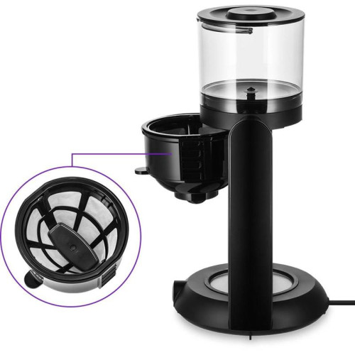 Кофеварка капельная Kitfort КТ-7136 680Вт черный