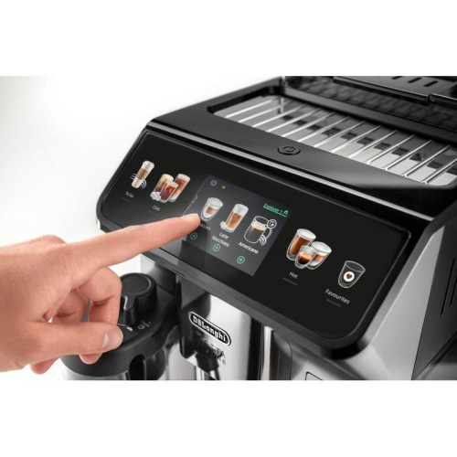 Кофемашина Delonghi Eletta Explore ECAM450.55.S 1450Вт серебристый/черный