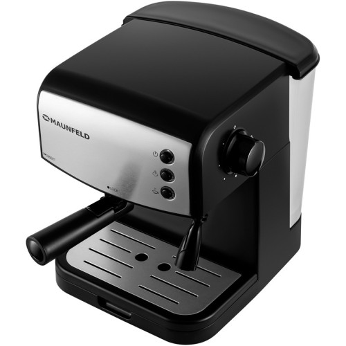Кофемашина рожкового типа MAUNFELD/ Кофемашина рожкового типа MAUNFELD MF-734BK, мощность 850 Вт, давление 15 бар, капучинатор, возможность приготовления 2 чашек, объем резервуара воды 1,5 л , цвет черный Кофемашина рожкового типа MAUNFELD/ Кофемашина рожкового типа MAUNFELD MF-734BK, мощность 850 Вт, давление 15 бар, капучинатор, возможность приготовления 2 чашек, объем резервуара воды 1,5 л , цвет черный