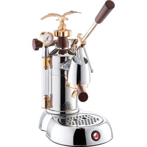 Кофемашина SMEG/ EXPO, Леверная кофемашина-эспрессо, нержавеющая сталь
