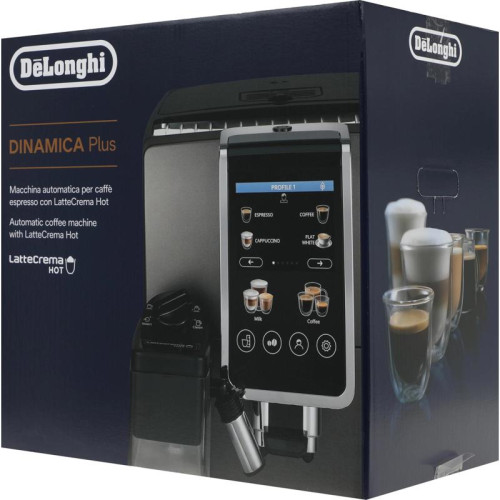 Кофемашина Delonghi Dinamica Plus ECAM380.95.TB 1450Вт черный/серый