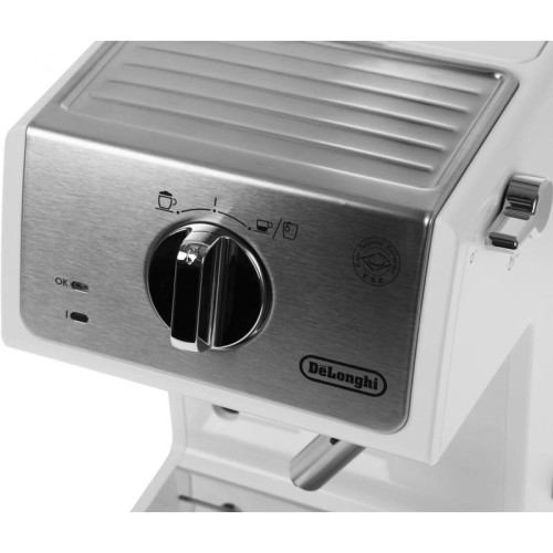 Кофеварка рожковая Delonghi ECP33.21.W 1100Вт белый