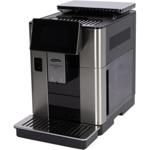 Кофемашина Delonghi Primadonna Soul ECAM610.74.MB 1450Вт черный/серебристый Кофемашина Delonghi Primadonna Soul ECAM610.74.MB 1450Вт черный/серебристый