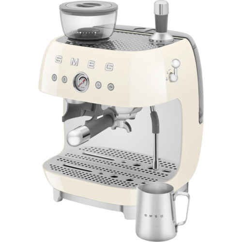 SMEG EGF03CREU Кофемашина-эспрессо со встроенной кофемолкой, цвет кремовый