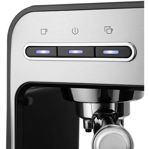 Кофеварка рожковая Kitfort КТ-7515 1450Вт серебристый