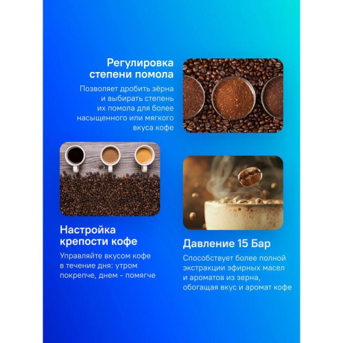 Кофемашина Philips EP2230/10 1500Вт черный