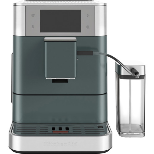 Автоматическая эспрессо-машина KitchenAid, 2.2 л, одновременное приготовление двух чашек, 3 уровня крепости кофе, автоматическая очистка, автоматическая декальцинация, цветной дисплей, сенсорное управление, 40 рецептов, цвет ягода можжевельника