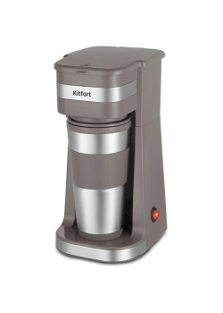 Кофеварка капельная Kitfort КТ-7316 750Вт коричневый/нержавеющая сталь