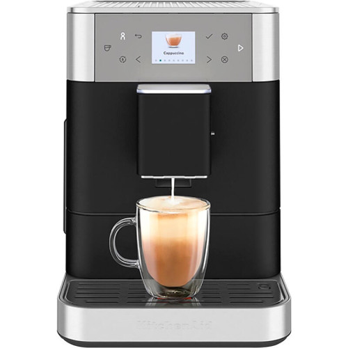 Автоматическая эспрессо-машина KitchenAid, 2.2 л, одновременное приготовление двух чашек, 5 уровней крепости кофе, автоматическая очистка, автоматическая декальцинация, цветной дисплей, сенсорное управление, 15 рецептов, автоматическое вспенивание молока, Автоматическая эспрессо-машина KitchenAid, 2.2 л, одновременное приготовление двух чашек, 5 уровней крепости кофе, автоматическая очистка, автоматическая декальцинация, цветной дисплей, сенсорное управление, 15 рецептов, автоматическое вспенивание молока,