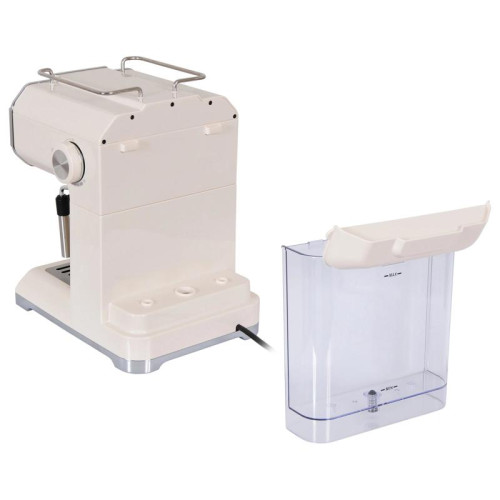 Кофеварка рожковая Hyundai HEM-5300 850Вт бежевый/серебристый