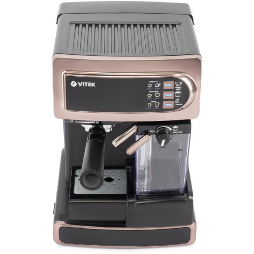 Кофеварка рожковая Vitek VT-1517 GD 1238Вт золотистый Кофеварка рожковая Vitek VT-1517 GD 1238Вт золотистый