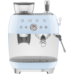 SMEG EGF03PBEU Кофемашина-эспрессо со встроенной кофемолкой, цвет пастельный голубой