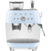 SMEG EGF03PBEU Кофемашина-эспрессо со встроенной кофемолкой, цвет пастельный голубой