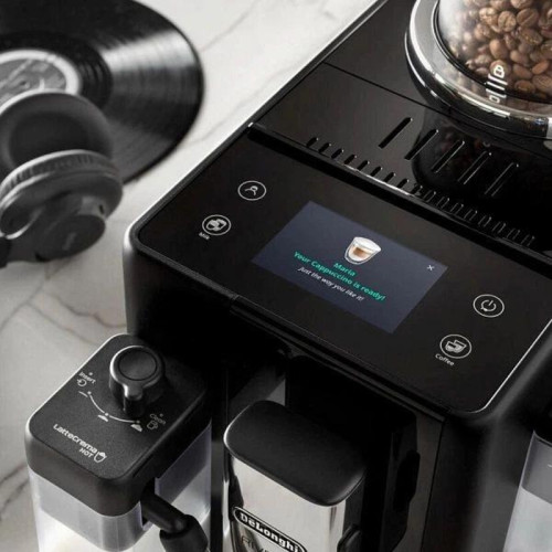 Кофемашина Delonghi Rivelia EXAM440.55.B 1450Вт серебристый/черный Кофемашина Delonghi Rivelia EXAM440.55.B 1450Вт серебристый/черный