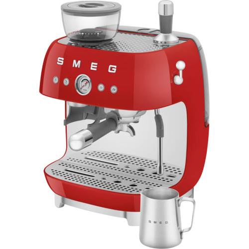 SMEG EGF03RDEU Кофемашина-эспрессо со встроенной кофемолкой, цвет красный