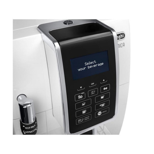Кофемашина Delonghi Dinamica ECAM350.35.W 1450Вт белый