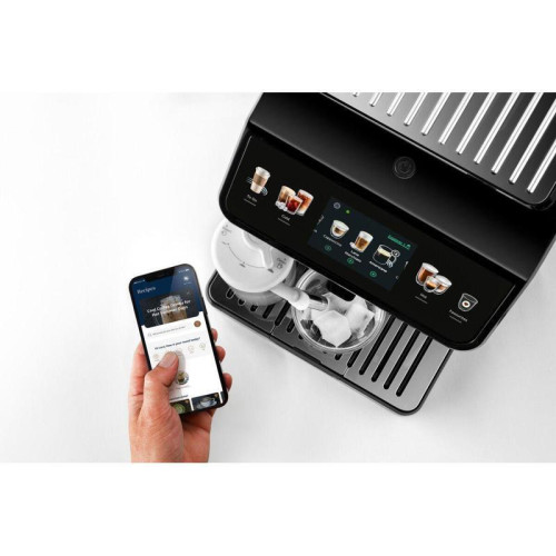 Кофемашина Delonghi Eletta Explore ECAM450.55.S 1450Вт серебристый/черный