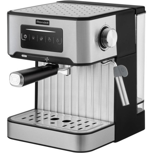 Кофеварка рожковая Rondell RDE-1106 850Вт серебристый