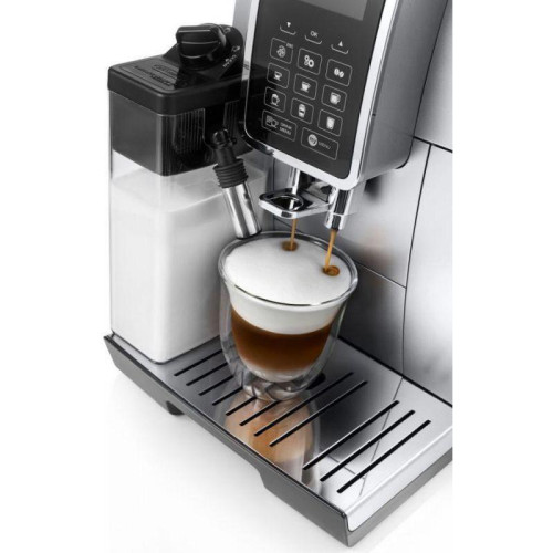 Кофемашина Delonghi Dinamica ECAM350.75.S 1450Вт серебристый