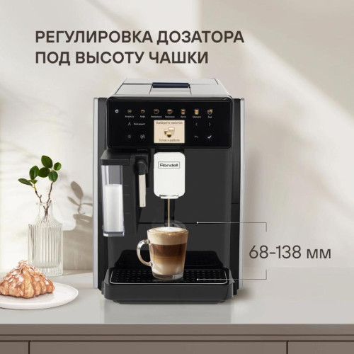 Кофемашина Rondell RDE-1116 1400Вт черный