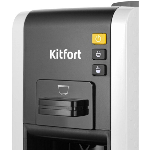 Кофеварка рожковая Kitfort КТ-7467 1100Вт белый/черный