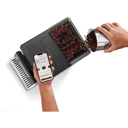 Кофемашина Delonghi ECAM630.55.SM 1450Вт черный/серебристый