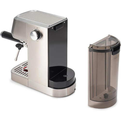 Кофеварка рожковая Hyundai HEM-9990 1350Вт серебристый