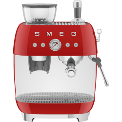 SMEG EGF03RDEU Кофемашина-эспрессо со встроенной кофемолкой, цвет красный