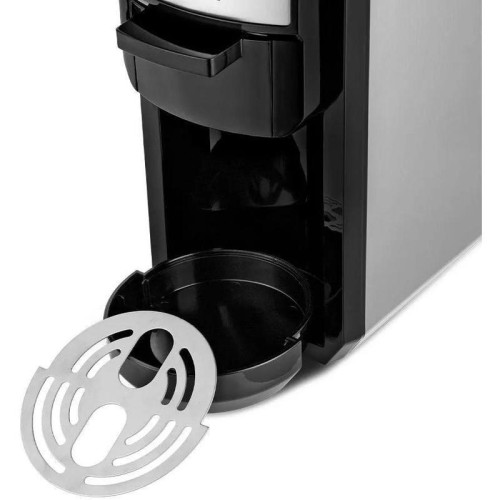 Кофемашина Kitfort КТ-7192 1450Вт серебристый/черный Кофемашина Kitfort КТ-7192 1450Вт серебристый/черный