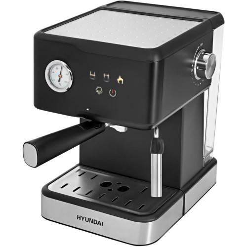 Кофеварка рожковая Hyundai HEM-4204 1000Вт черный
