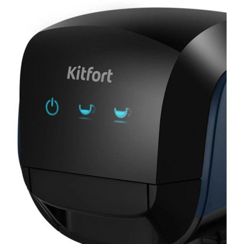 Кофемашина Kitfort КТ-7462 1450Вт синий/черный Кофемашина Kitfort КТ-7462 1450Вт синий/черный