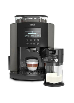 Кофемашина Krups Arabica Latte EA819E10 1450Вт черный/коричневый