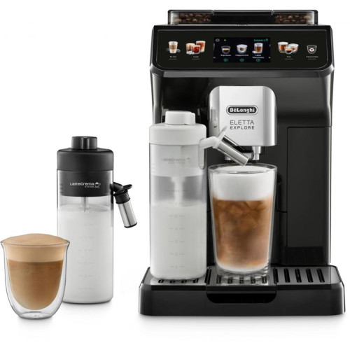 Кофемашина Delonghi Eletta Explore ECAM450.55.G 1450Вт серебристый/черный